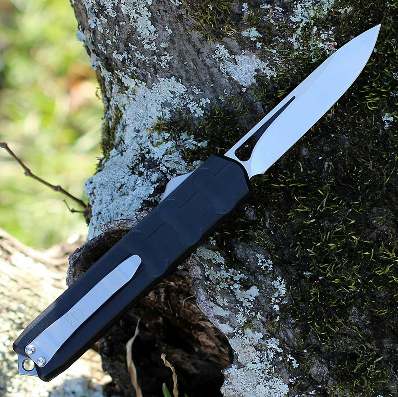 CobraTec Enforcer OTF Automatic - Blk Alum. (3.25" M390 Satin) CTEBLKM390DNS 2 CobraTec Enforcer OTF Automatic - Blk Alum. (3.25" M390 Satin) CTEBLKM390DNS - Image 2