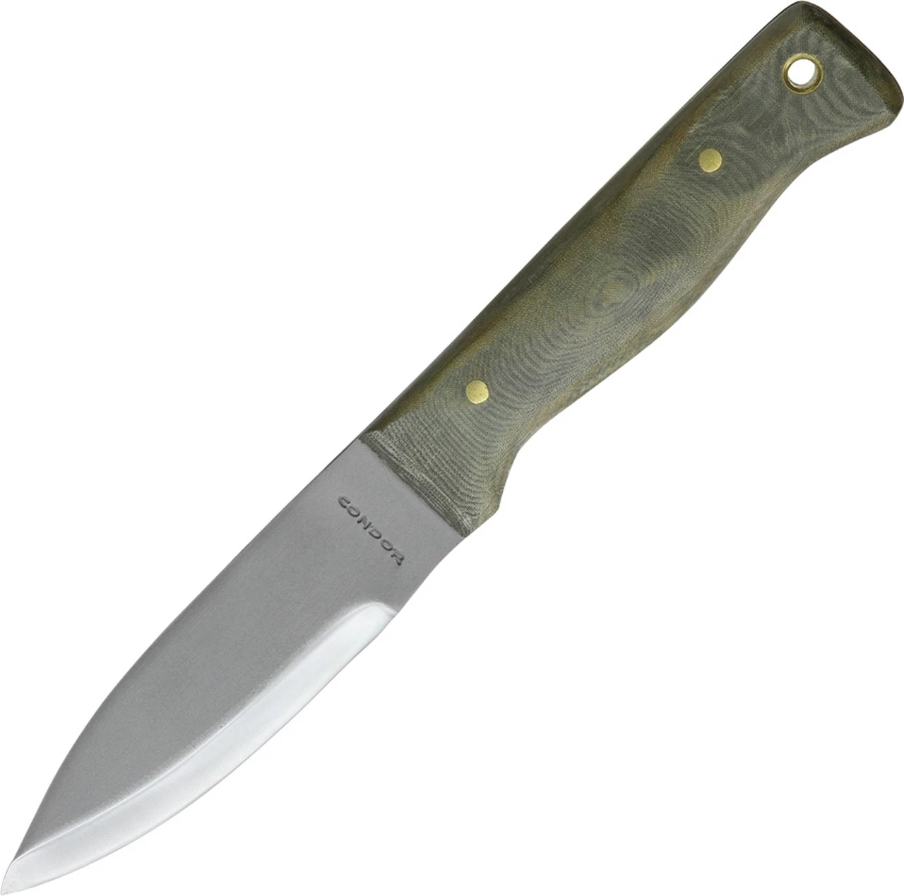 Condor CTK23243HCM Bushlore Knife, Green Micarta Handle 1 Condor CTK23243HCM Bushlore Knife, Green Micarta Handle