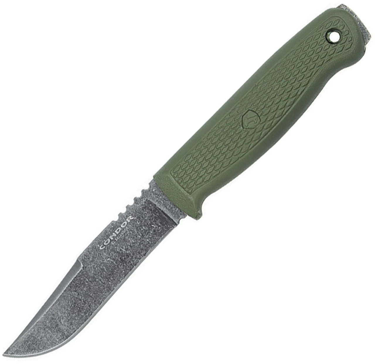 Condor Bushglider Fixed Blade CTK3949-4.2HC, 4.2" 1095 Carbon Steel, Army Polypropylene Handle 1 Condor Bushglider Fixed Blade CTK3949-4.2HC, 4.2" 1095 Carbon Steel, Army Polypropylene Handle