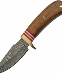 Damascus Blade Knife Damascus Blades - Brown Walnut (4" Damascus) DM-1287