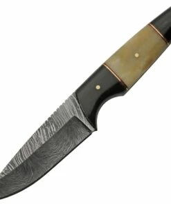 Damascus Blade Knife Damascus Blades - Buffalo/Camel Bone (4.5" Damascus) 1293BO