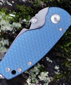 DPx Gear H.E.A.T/F 3D Ti Blue DPHTF019, 2.24" Stonewash M390 Blade, Blue 3D Titanium Handle -Buck Knives Sales DPHTF019.2 91157.1607098198
