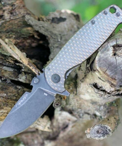 DPx Gear H.E.S.T/F 3.0 3D Ti Flipper DPXHSF015, 3.15" M390 Black Stonewashed Plain Blade, 3D Bronze Tianium Handle