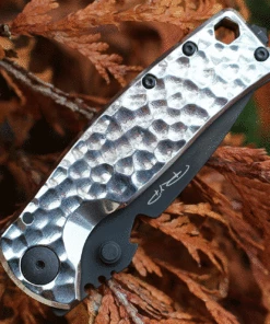 DPX HEST/F Urban - Silver Hammertone (2.9" Black S35VN) DPHSF065 -Buck Knives Sales DPXHSF065.3 38411.1633017387