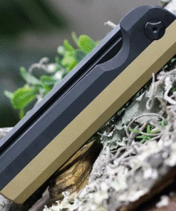 Arcform Darcform Slimfoot Folding - Blk Ti / Brass (3.5" M390 Blk Sheepsfoot) ARC-094 -Buck Knives Sales Darcform Slimfoot Brass.3 64373.1621363928