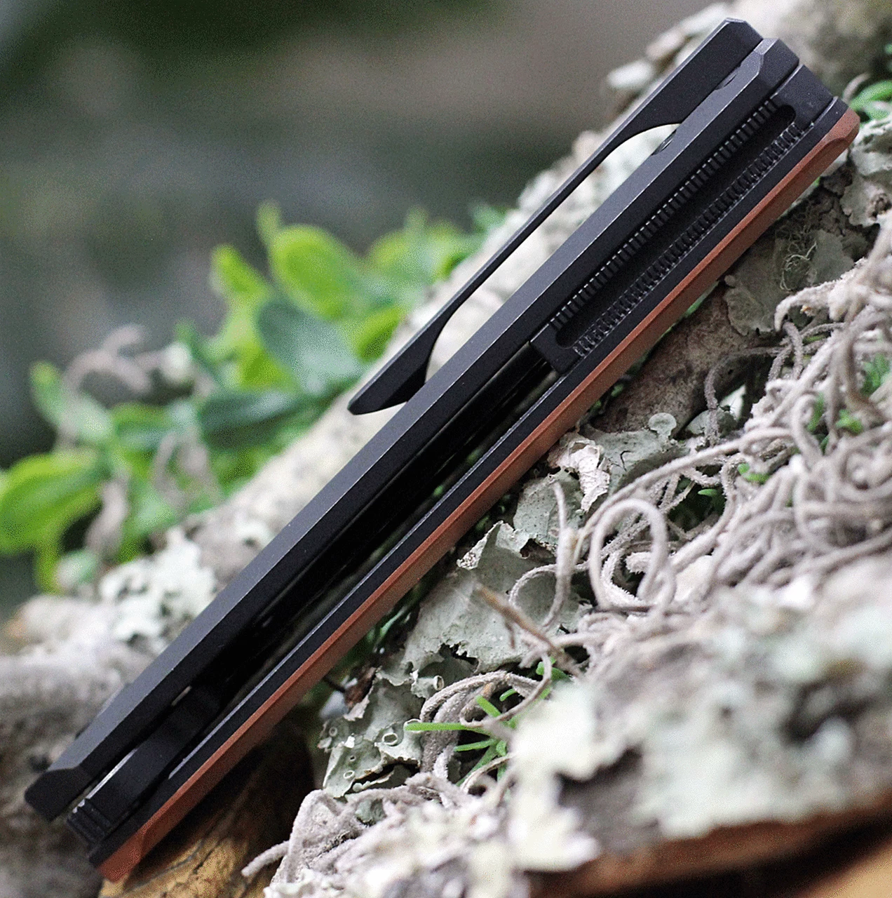 Arcform Darcform Slimfoot Folding - Blk Ti / Copper (3.5" Blk M390 Sheepsfoot) ARC-093 3 Arcform Darcform Slimfoot Folding - Blk Ti / Copper (3.5" Blk M390 Sheepsfoot) ARC-093 - Image 3