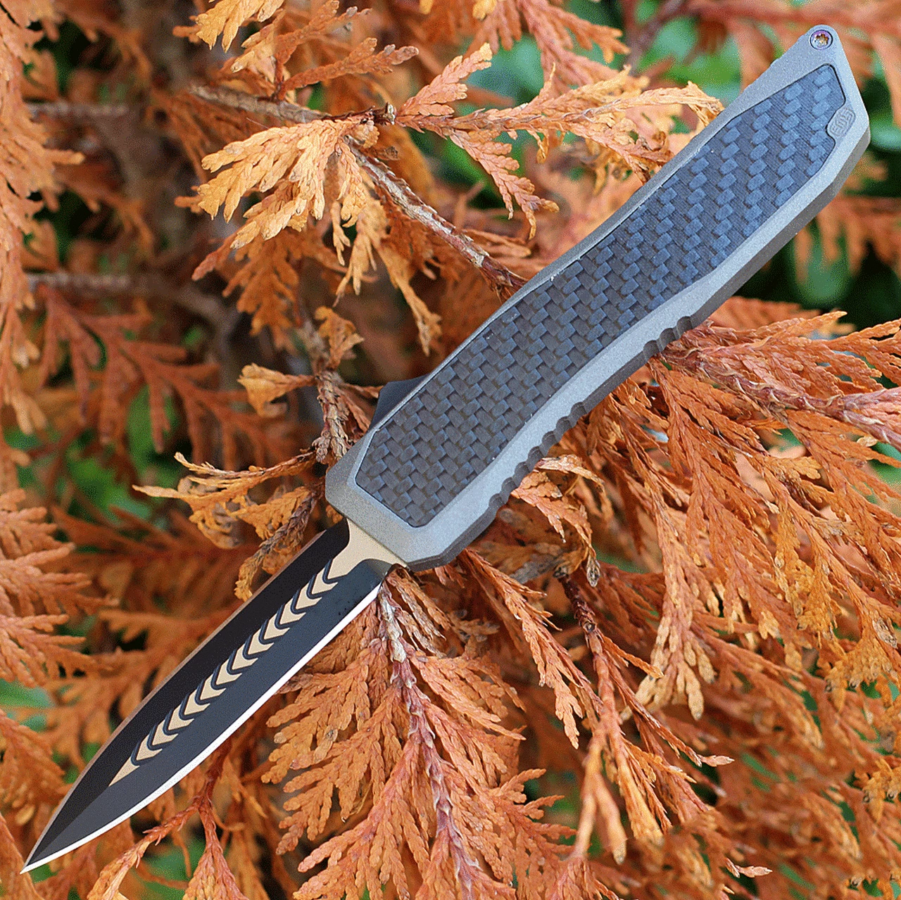 EOS - Elite Outfitting Solutions EOS Harpoon OTF Automatic - Tungsten Flame Alum. (3.75" Blk Dagger) HAR-07 1 EOS - Elite Outfitting Solutions EOS Harpoon OTF Automatic - Tungsten Flame Alum. (3.75" Blk Dagger) HAR-07