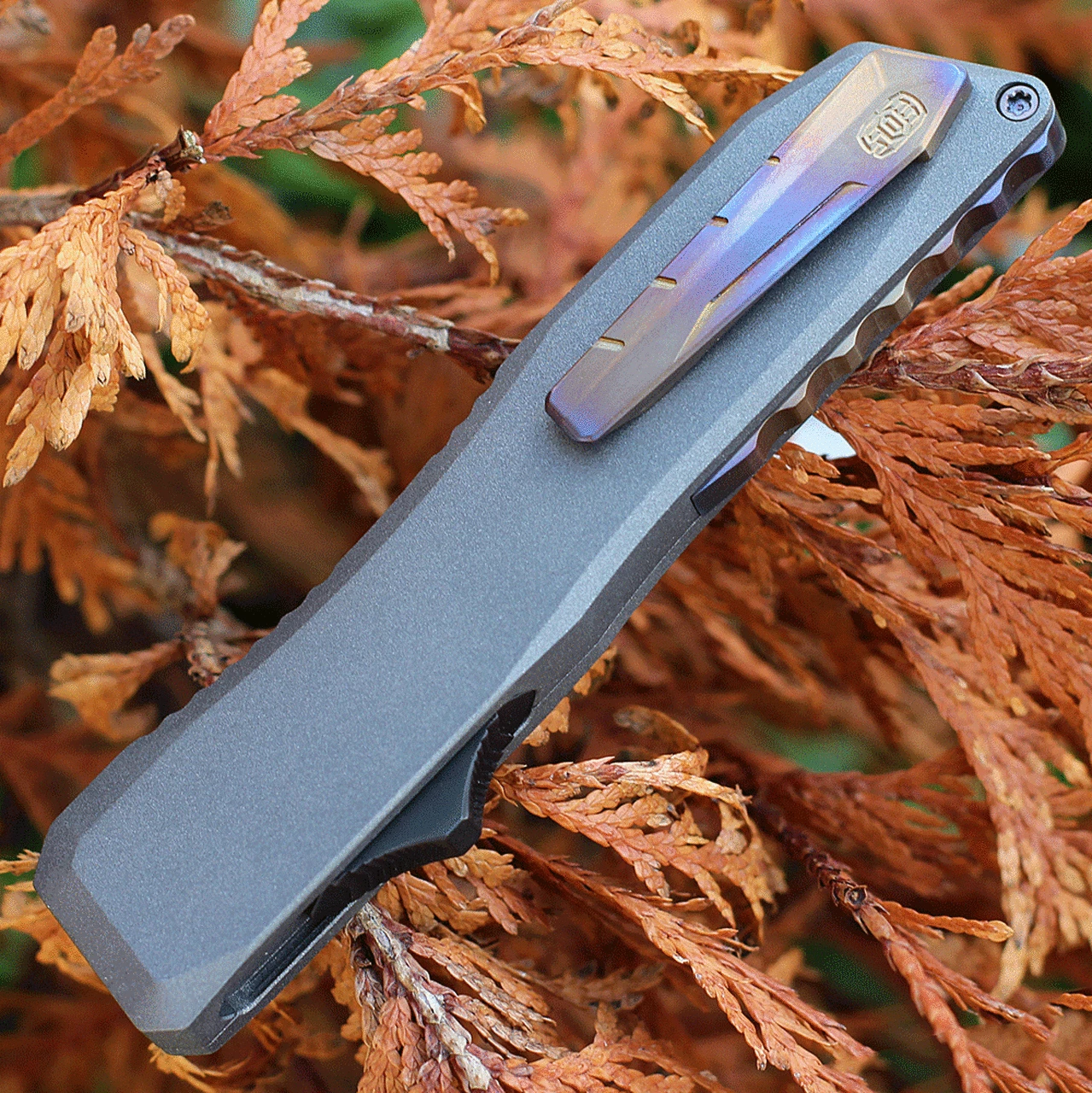 EOS - Elite Outfitting Solutions EOS Harpoon OTF Automatic - Tungsten Flame Alum. (3.75" Blk Dagger) HAR-07 4 EOS - Elite Outfitting Solutions EOS Harpoon OTF Automatic - Tungsten Flame Alum. (3.75" Blk Dagger) HAR-07 - Image 4