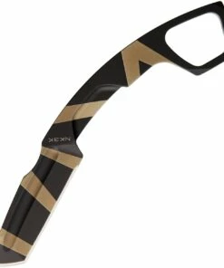 Extrema Ratio NK3 Karambit Neck Knife EX0213, 2.7" N690 SS Desert Warfare Standard Tanto Blade, Black SS Handle