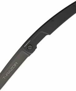 Extrema Ratio T-Razor Black, 3.75" N690 Black Cleaver Blade, Black Aluminum Handle