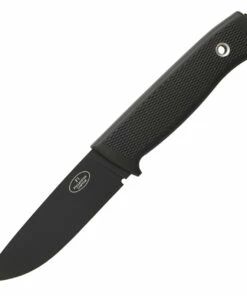 Fallkniven F1 Swedish Military, Laminated VG10 Black Teflon Coated, Full Cover Leather Sheath