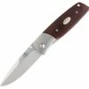 Fallkniven PXL Magnum Folder, Maroon Micarta Handle, Plain Edge