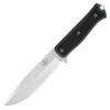 Fallkniven S1x Black Thermorun (5.12" Satin) Zytel Sheath w/Clip