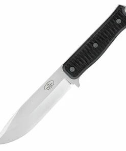 Fallkniven S1x Black Thermorun (5.12" Satin) Zytel Sheath w/Clip