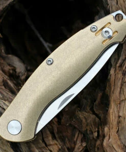 GiantMouse ACE Farley Slipjoint - Brass (2.8" M390 Satin) -Buck Knives Sales Farley Brass.3 35418.1645648337