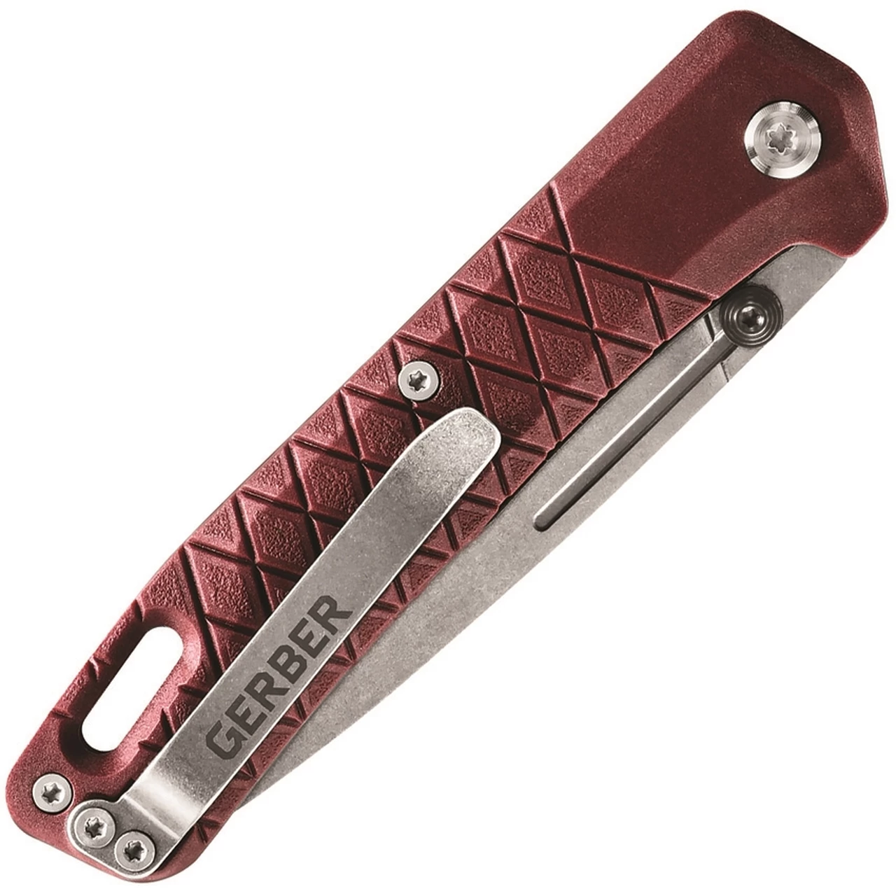 Gerber Zilch Drab Red GRN (3.1" Stonewashed) 30-001882 2 Gerber Zilch Drab Red GRN (3.1" Stonewashed) 30-001882 - Image 2