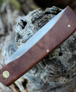 German Eye Eye Brand Clodbuster Work Knife - Wood (3.8" Carbon Steel Satin) GE99 -Buck Knives Sales GE99.2 05011.1646079936