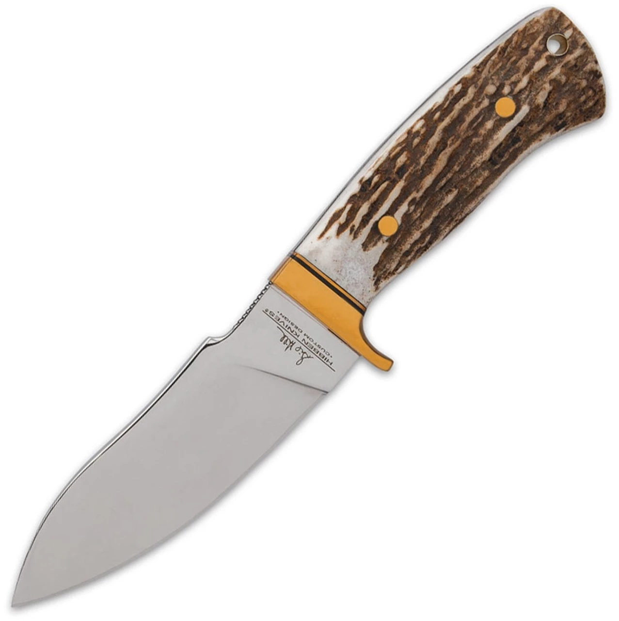 Gil Hibben Hibben Stag Chugach Hunter Knife Special Edition - Stag (4.5" 1.4116 German Steel) GH5084GS 1 Gil Hibben Hibben Stag Chugach Hunter Knife Special Edition - Stag (4.5" 1.4116 German Steel) GH5084GS