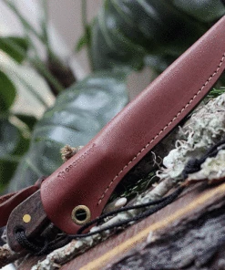 Grohmann Knives #3 Boat Knife R3S, 4" Satin Stainless Steel Fixed Blade, Rosewood Handle w/Brown Leather Sheath -Buck Knives Sales GR3.2 28799.1619031560