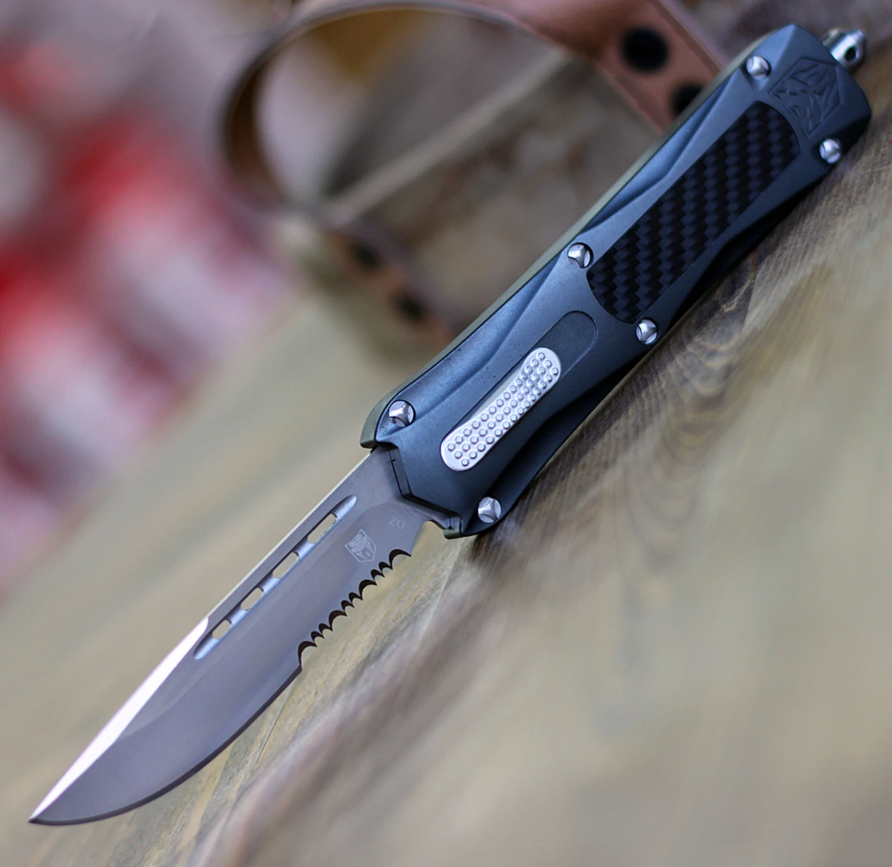 CobraTec Knives GYKCDS Gray King Cobra, 4" D2 Steel Drop Point Serrated Blade, Anodized Aviation Aluminum Handle 1 CobraTec Knives GYKCDS Gray King Cobra, 4" D2 Steel Drop Point Serrated Blade, Anodized Aviation Aluminum Handle