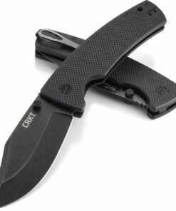 CRKT Gulf Linerlock CR2795, 4.079" 8Cr13MoV Plain Blade, Black G10 Handle -Buck Knives Sales Gulf Linerlock 3 60172.1579202522