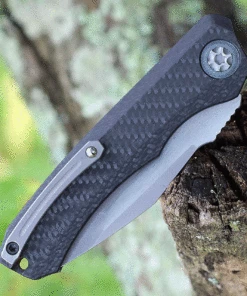 Heretic Knives Heretic Wraith V.2 Auto - Carbon Fiber and Jade (3.62" Elmax Tanto) H100-5A-JADE -Buck Knives Sales H100 5A JADE.2 97537.1626804687