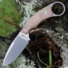 LionSteel H2 Natural Canvas Micarta (2.95" Drop Point SW) H2 CVN