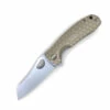 Honey Badger Knives Small D2 Wharncleaver Flipper HB1168, 2.75" D2 Wharncleaver Blade, Tan FRN Handle