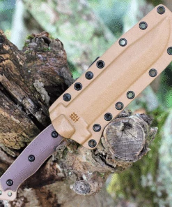 Halfbreed Blades Large Infantry LIK-01DE, 6.88" K110 Partially Serrated Blade, Dark Earth G-10 Handles -Buck Knives Sales HBBLIK01DE 20820.1628258523