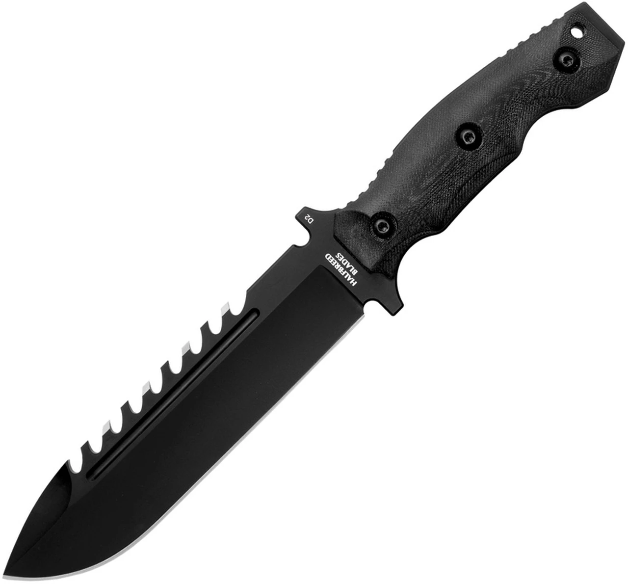 Halfbreed Blades Large Survival LSK-01, 6.89" K110 Spear Point Blade, Black G-10 Handle 1 Halfbreed Blades Large Survival LSK-01, 6.89" K110 Spear Point Blade, Black G-10 Handle