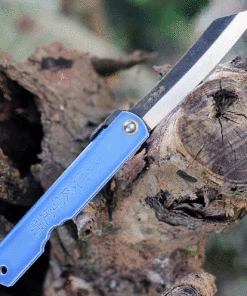 Higonokami Aogami 3.00" Enamel Blue Iron Folder HIGOC7B