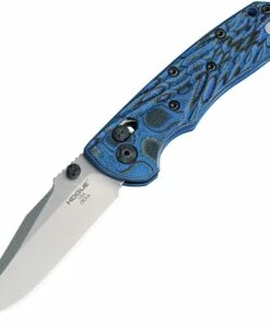 Hogue Deka ABLE Lock Folding Knife, 24273, 3.25" CPM-20CV Stonewashed Clip Point Blade, G-Mascus Blue Lava G-10 Handles