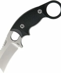 Hogue EX-F03 Fixed Blade HO35329, 2.25"154CM Stonewashed Hawkbill Blade, Black G-10 Handles