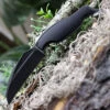 Jake Hoback Knives Jake Hoback Talim Combatives HOB011L, 3.5" S35VN Black Stonewash Wharncliffe Plain Blade, Black G-10 Handle
