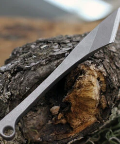 Jake Hoback Knives Jake Hoback Dashi MK2.2 Straight Handle HOB023S, 4.75" CPM-20CV One Piece Construction, Black Velco Sheath