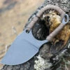 Jake Hoback Knives JHK Jeremiah Johnson Tan HOB025T, 4.0625" CPM-20CV One Piece Construction, Kydex Sheath