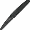 CRKT Inara Framelock CR7140, 2.783" 8Cr14MoV Plain Blade, Black G10 Front w/ 2Cr13 SS Back Handle