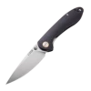 CJRB Cutlery Small Feldspar J1912S-BKC, 3.0" D2 Steel Stonewashed Plain Blade, Contoured Black G-10 Handle