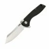 CJRB Cutlery Kicker J1915-BK, 3.52" D2 Steel Stonewash Plain Blade, Black G-10 Handle