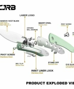 CJRB Cutlery RIA J1917-GYC, 2.95" 12C27 Sand Polish Plain Blade, Blue-Gray G-10 Handle -Buck Knives Sales J1917 NTG2 10899.1618499332.1280.1280 63333.1618499364.1280.1280 62746.1618500188