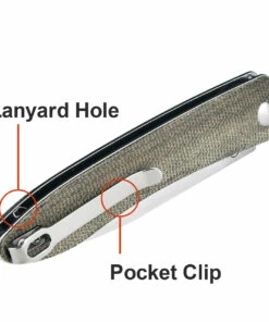 CJRB Cutlery RIA J1917-ODG, 2.95" AR-RPM9 Sand Polish Plain Blade, Green Micarta Handle -Buck Knives Sales J1917 ODG 82106.1619550725