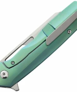 Kansept Knives K1006A6, Shard Flipper, 3.5" CPM-S35VN Wharncliffe Blade, Green Titanium & Copper Handle -Buck Knives Sales K1006A6 1 46944.1612206552