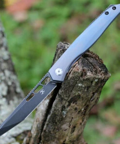 Kansept Knives Kansept Lucky Star - Blue Ti (3.5" S35VN Blk) K1013T2