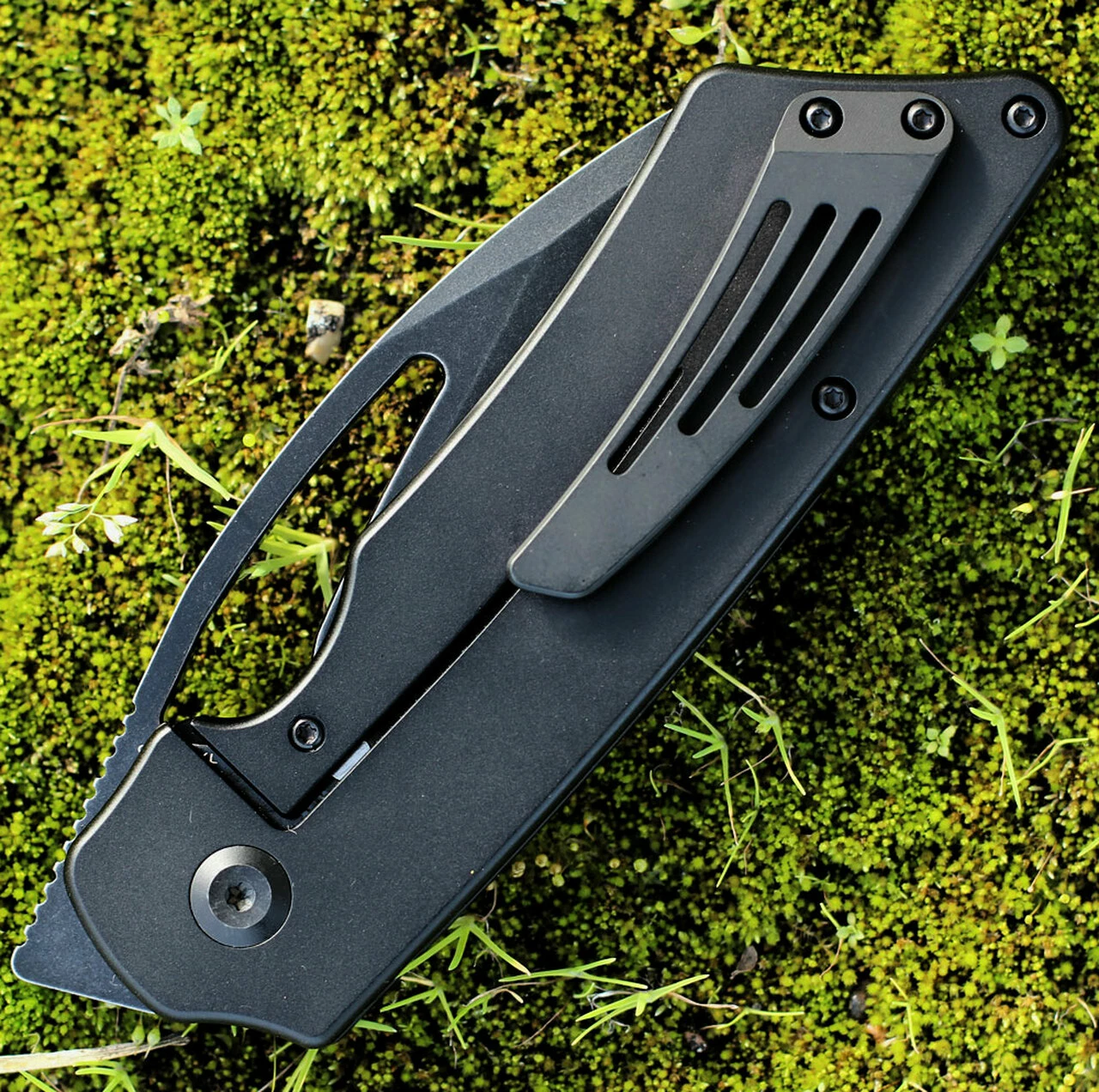 Kansept Knives Kansept Goblin XL Front Flipper - Blk Ti (3.5" CPM-S35VN Blk SW) K1016A2 4 Kansept Knives Kansept Goblin XL Front Flipper - Blk Ti (3.5" CPM-S35VN Blk SW) K1016A2 - Image 4