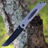 Kansept Knives Kansept HazaKura - Gray Ti / CF (3.5" S35VN Black) K1019A1