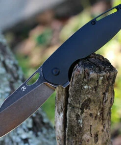 Kansept Knives Kansept Model 6 - Blk Titanium (3" M390 Blk) K1022A3