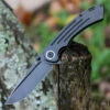 Kansept Knives Kansept Pretatout - Blk Ti (3.6" CPM-S35VN Blk) K1032A1