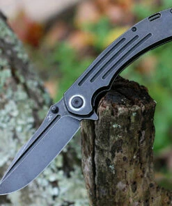 Kansept Knives Kansept Pretatout - Blk Ti (3.6" CPM-S35VN Blk) K1032A1