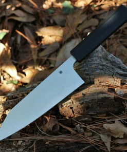 Spyderco Knives Spyderco Minarai Bunka Bocho Santoku Knife, Black Polypropylene (7.83" CTS BD1N) K18PBK