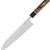 Spyderco Knives Spyderco Itamae Gyuto Chef's Knife K19GPBNBK, 10" SUS410 Satin Plain Blade, Burl G-10 Handle